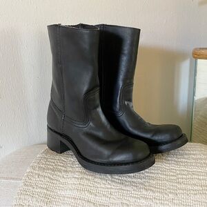 Black Frye Campus Boots